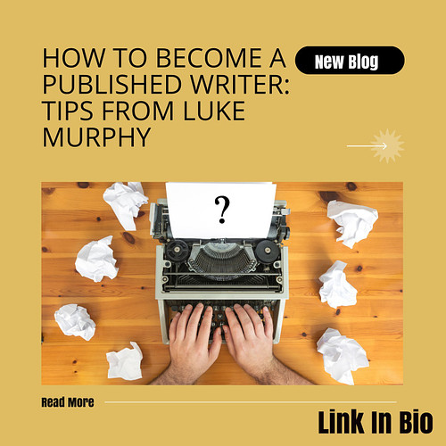 Dreaming of seeing YOUR name on a book cover? 🌟📖 Dive into my new blog post with tips from author Luke Murphy on how to becom...