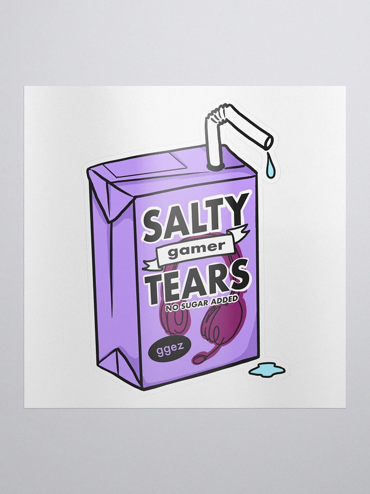 Salty Gamer Tears Sticker product image (1)