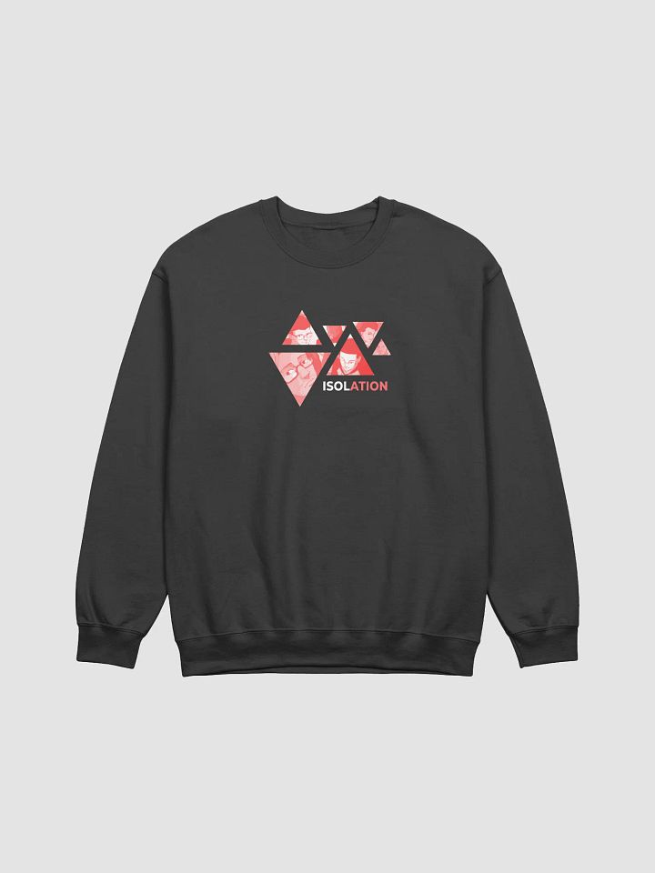 ISOLATION — 2019 SQUAD — CLASSIC CREWNECK — RED TRIANGLES product image (2)