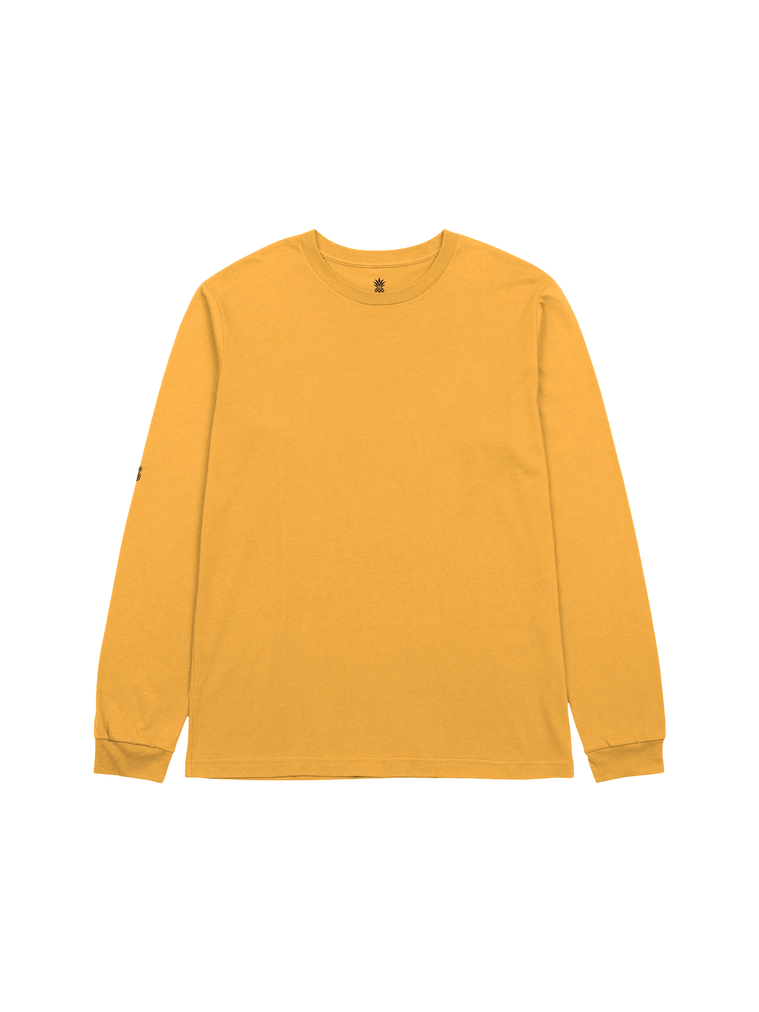 Lucky Pineapple® Minimalist Long Sleeve Solid Color Unisex T-Shirt (Light Colors) product image (1)