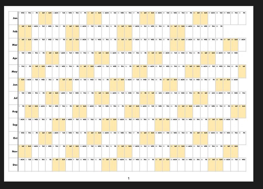 2025 Simple Yearly Planner (download) product image (3)