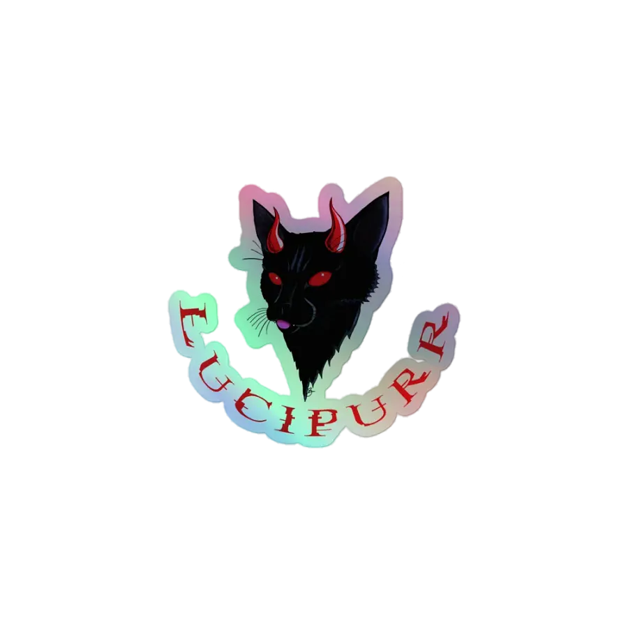 Lucipurr Holo Sticker product image (1)