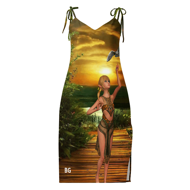 'Elven Stories - The Night of Your Return' Slip Dress product image (2)