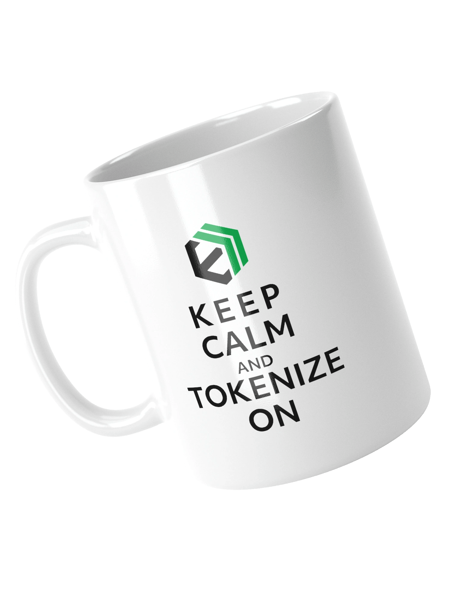 E-Estate “Keep Calm and Tokenize On” Mug product image (10)