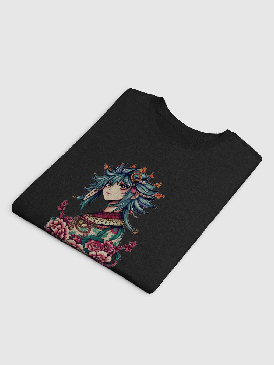 Neo-Geisha Warrior T-Shirt – Artistic Samurai Girl Tee product image (4)