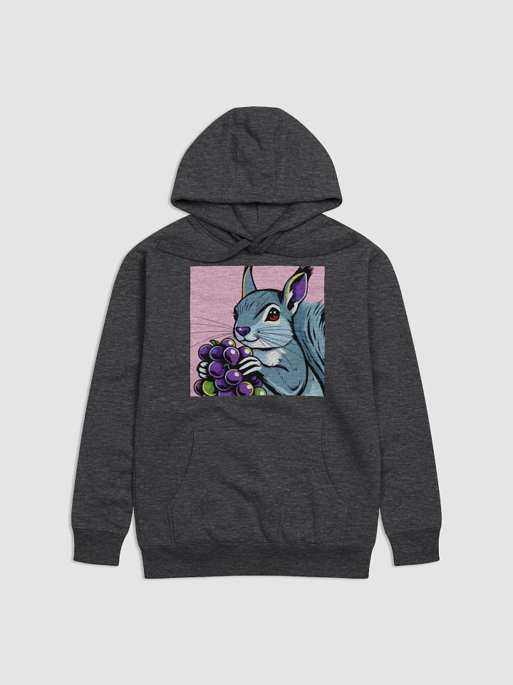 Grape Gathering Squirrel Premium Hoodie product image (1)