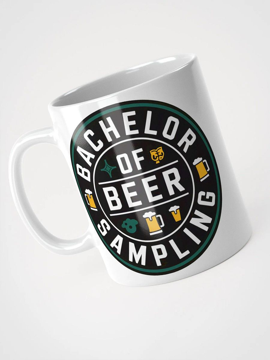 Bachelor of Beer Sampling #Statement Glossy Mug - White product image (9)