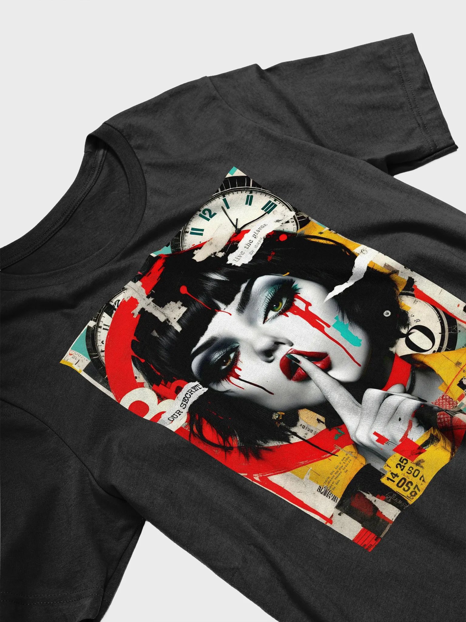 "Our Secret" Enigmatic Modern Art Graphic Unisex T-Shirt product image (2)
