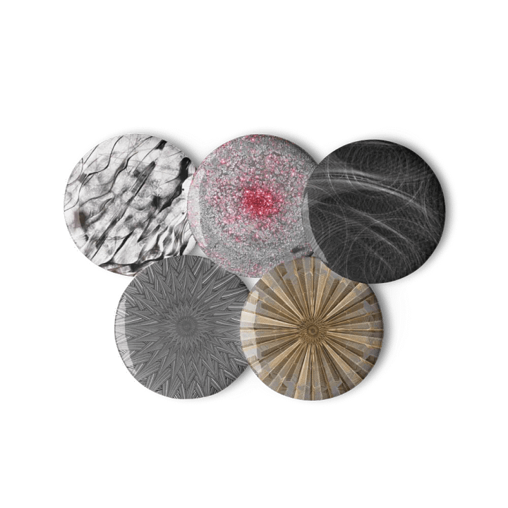 Set of Pin Buttons X product image (2)