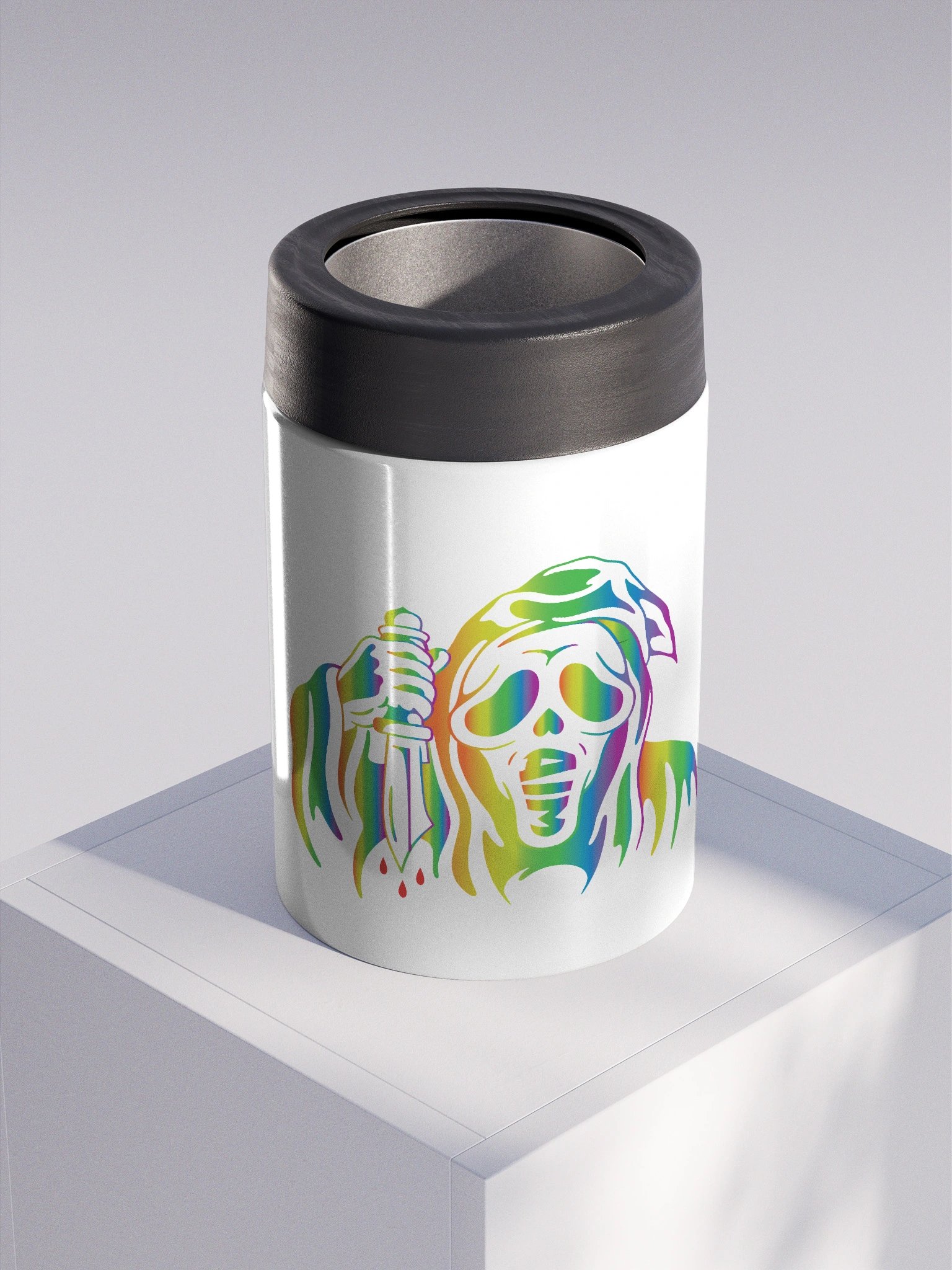 Rainbow Ghost - Stainless Coozie product image (3)
