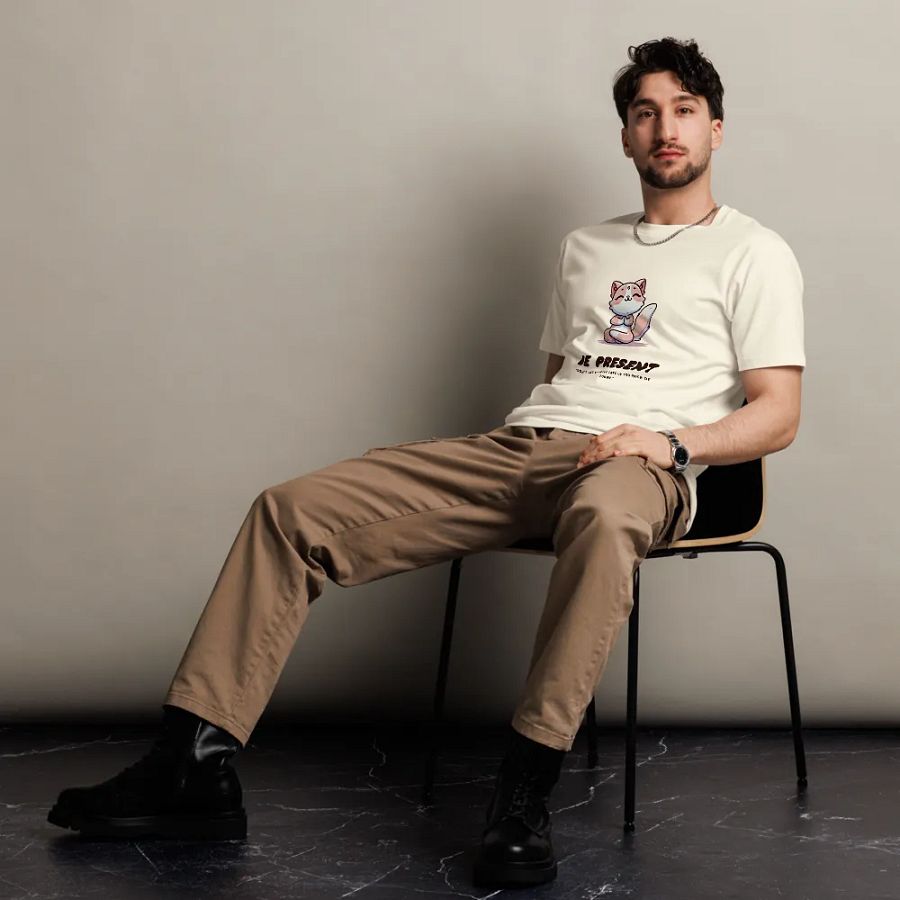 Zen Cat Reflection Premium T-Shirt product image (6)