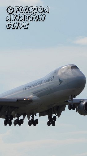 Cathay Pacific Cargo Boeing 747 Landing at Miami Int'l Airport - Plane Spotting in 4K

#planes #planespotting #planespotter #...