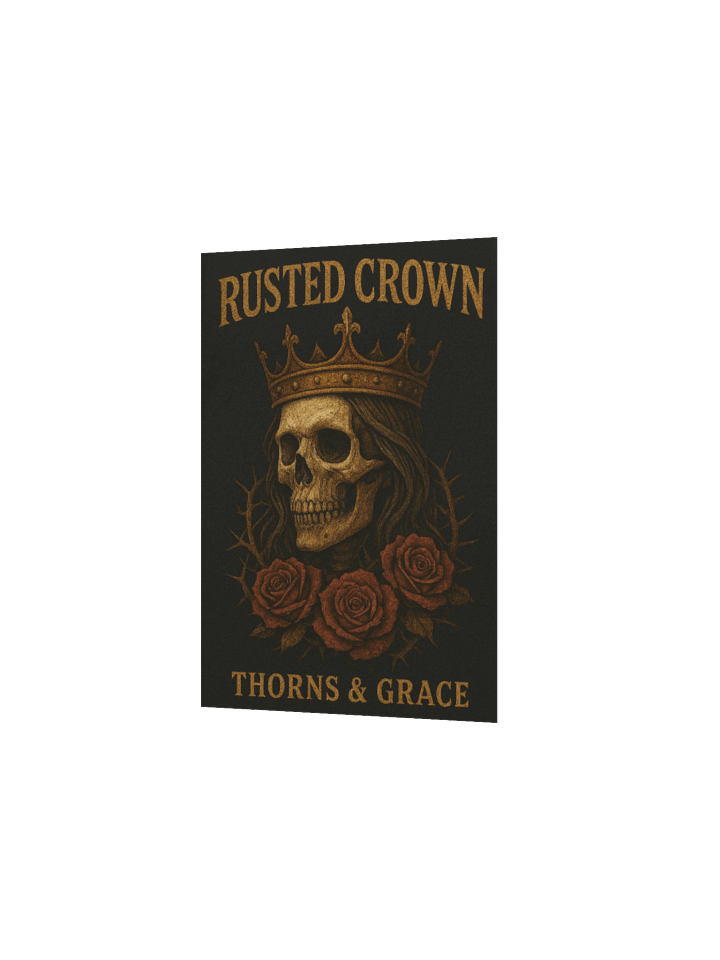 Rusted Crown Gothic Skull Poster product image (4)