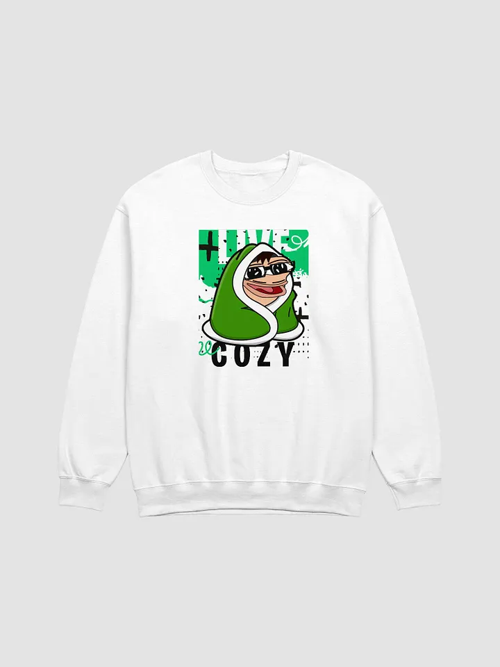 Live Cozy Crewneck (White Edition) product image (1)