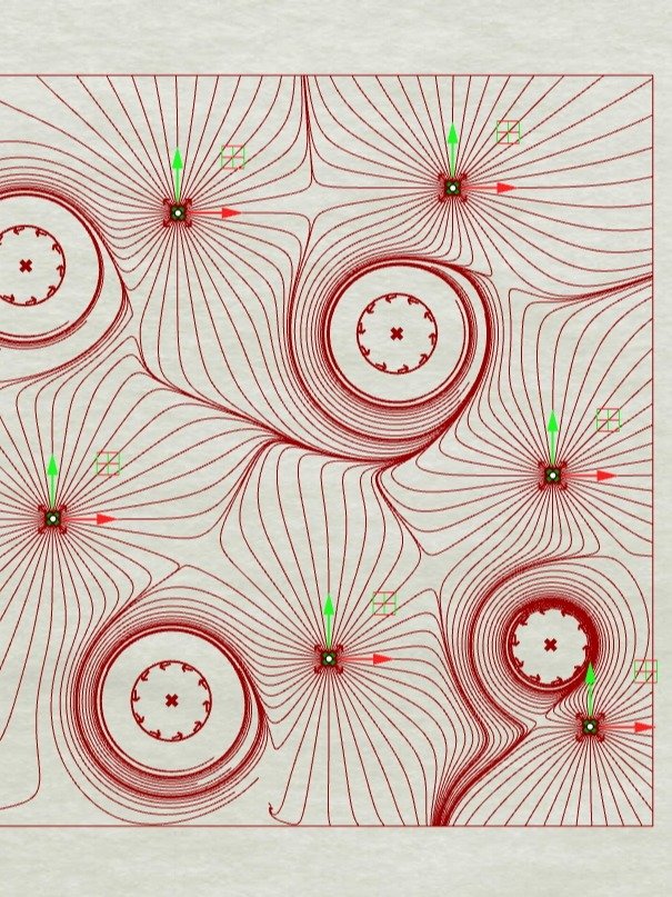 Parametric Magnetic Field Lines Grasshopper Rhino Files Download product image (3)