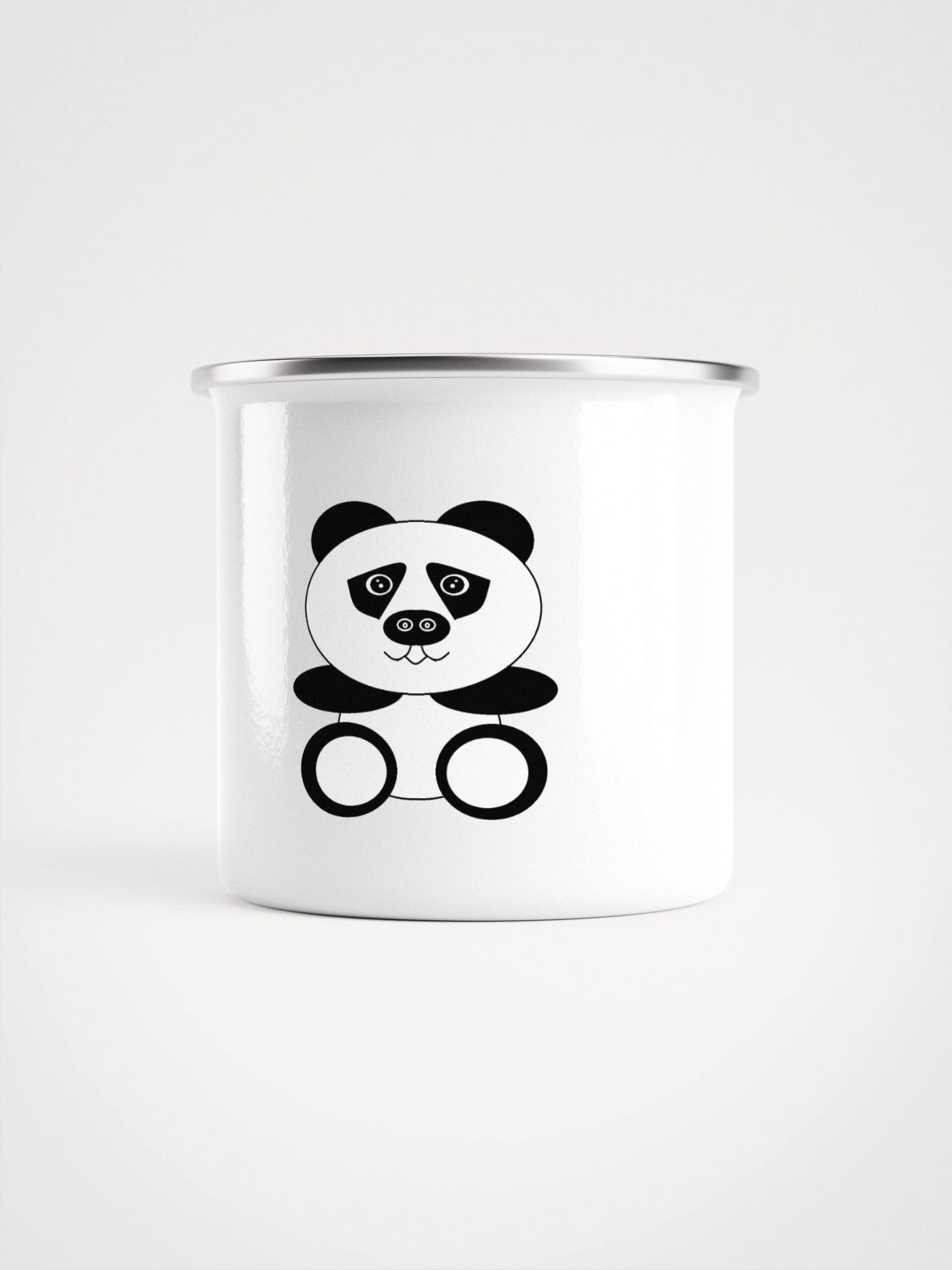 Pawsome Panda Enamel Mug product image (2)