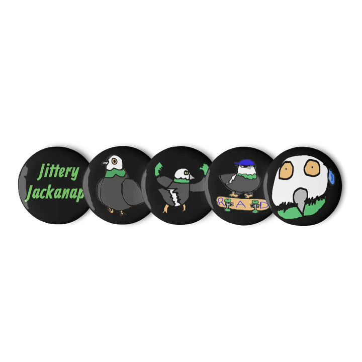 Jitteryjackanape Chonk Bird Pin Set product image (2)