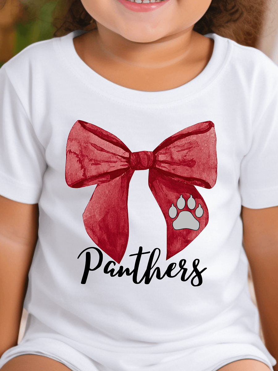 Toddler Girls Panthers Football T-Shirt (Homemade) product image (1)