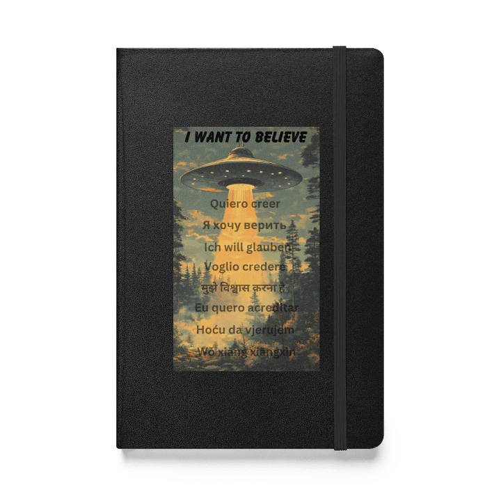 Note Pad I want to believe (multiple languages) product image (1)