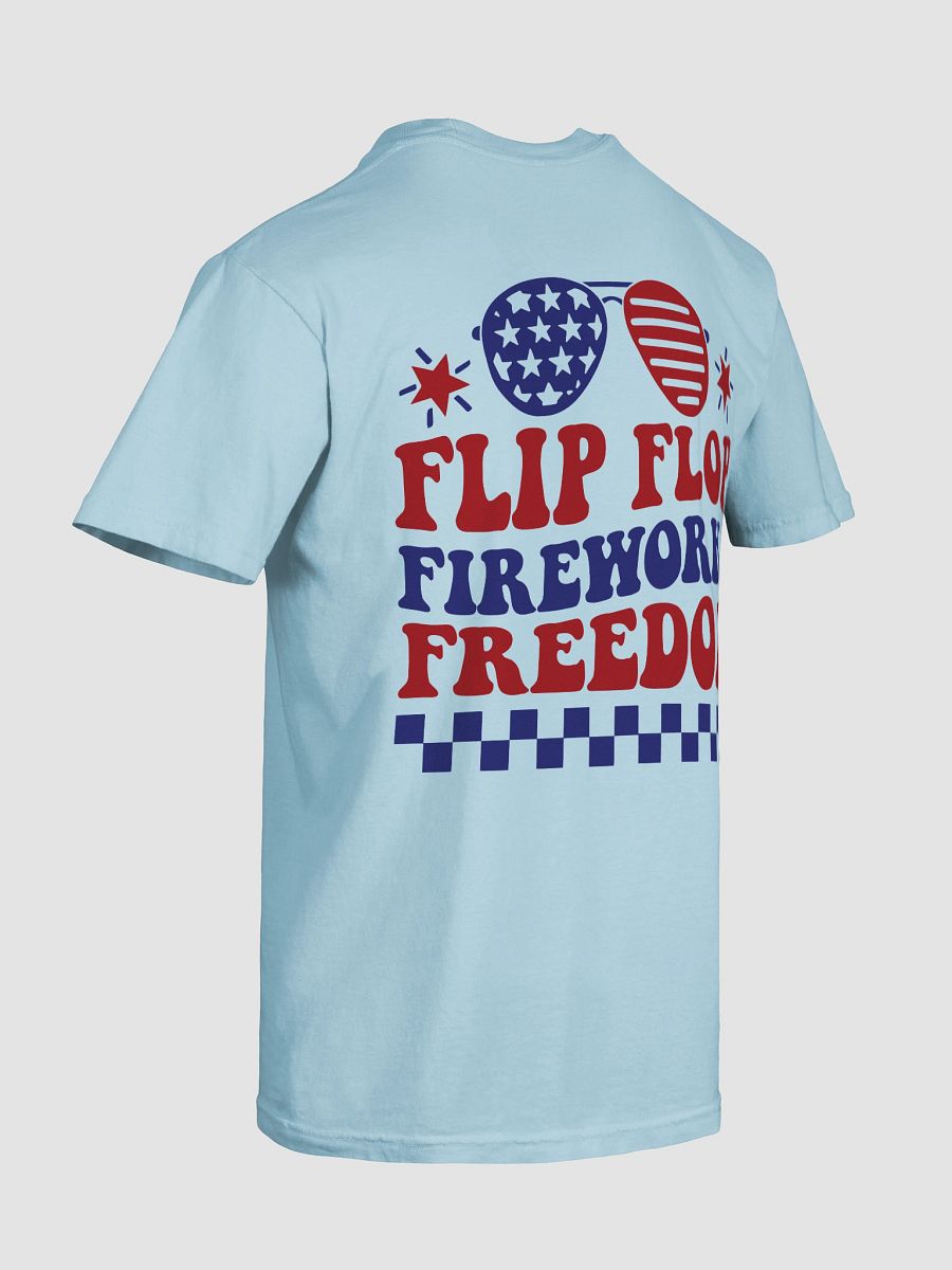 Patriotic Smiley Face Fourth of July T-Shirt product image (80)