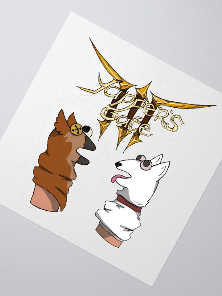 Yapper's Gate Owl Bear and Best Boi Sticker product image (1)