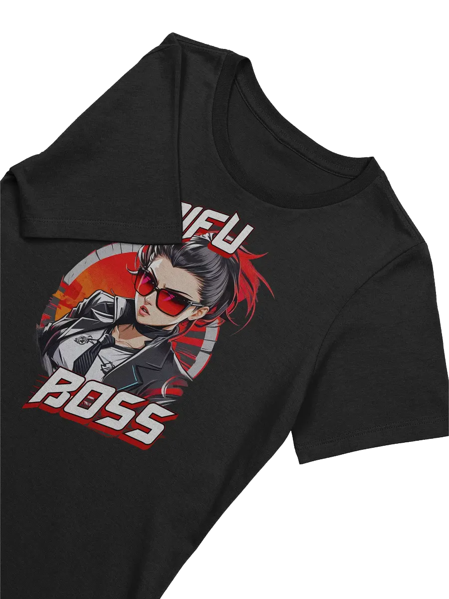Waifu Boss v1 - Bella Canvas Women's Supersoft Relaxed-fit T-Shirt product image (3)
