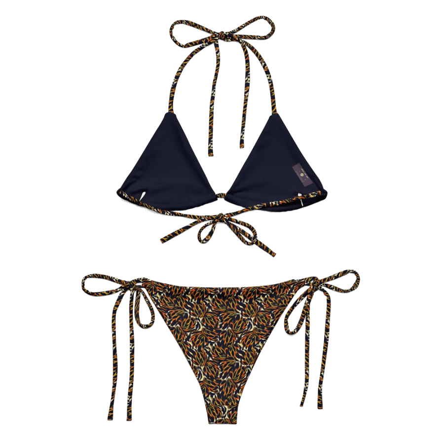 Tiger Flower | Recycled String Bikini product image (11)