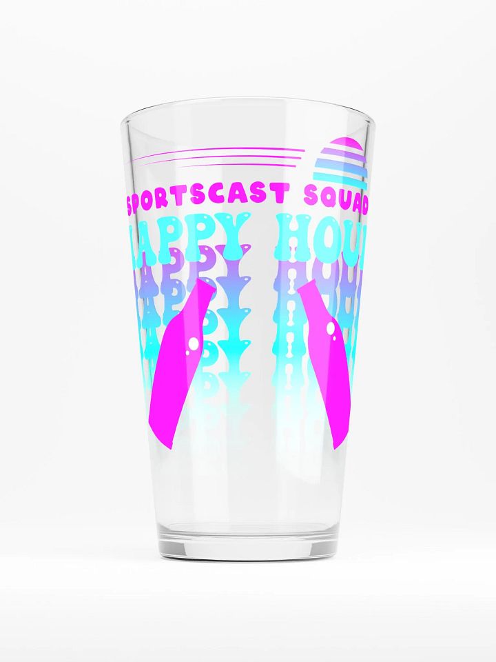 HAPPY HOUR BEER PINT GLASS product image (1)