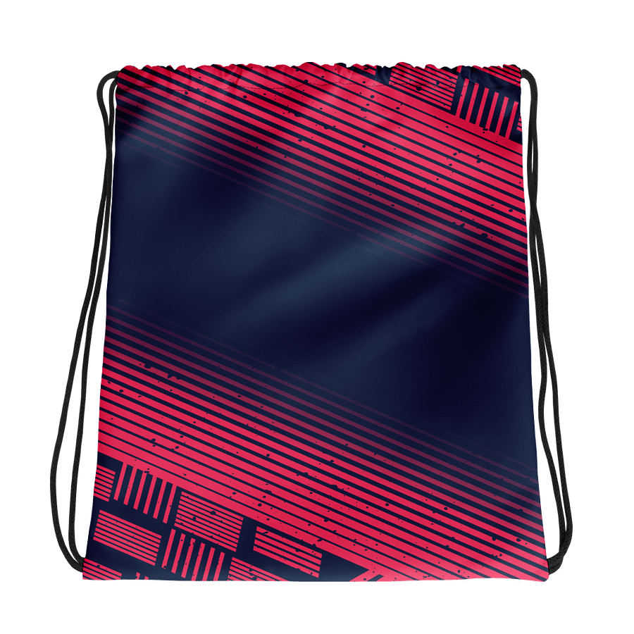 Red Stripes | Drawstring bag product image (2)