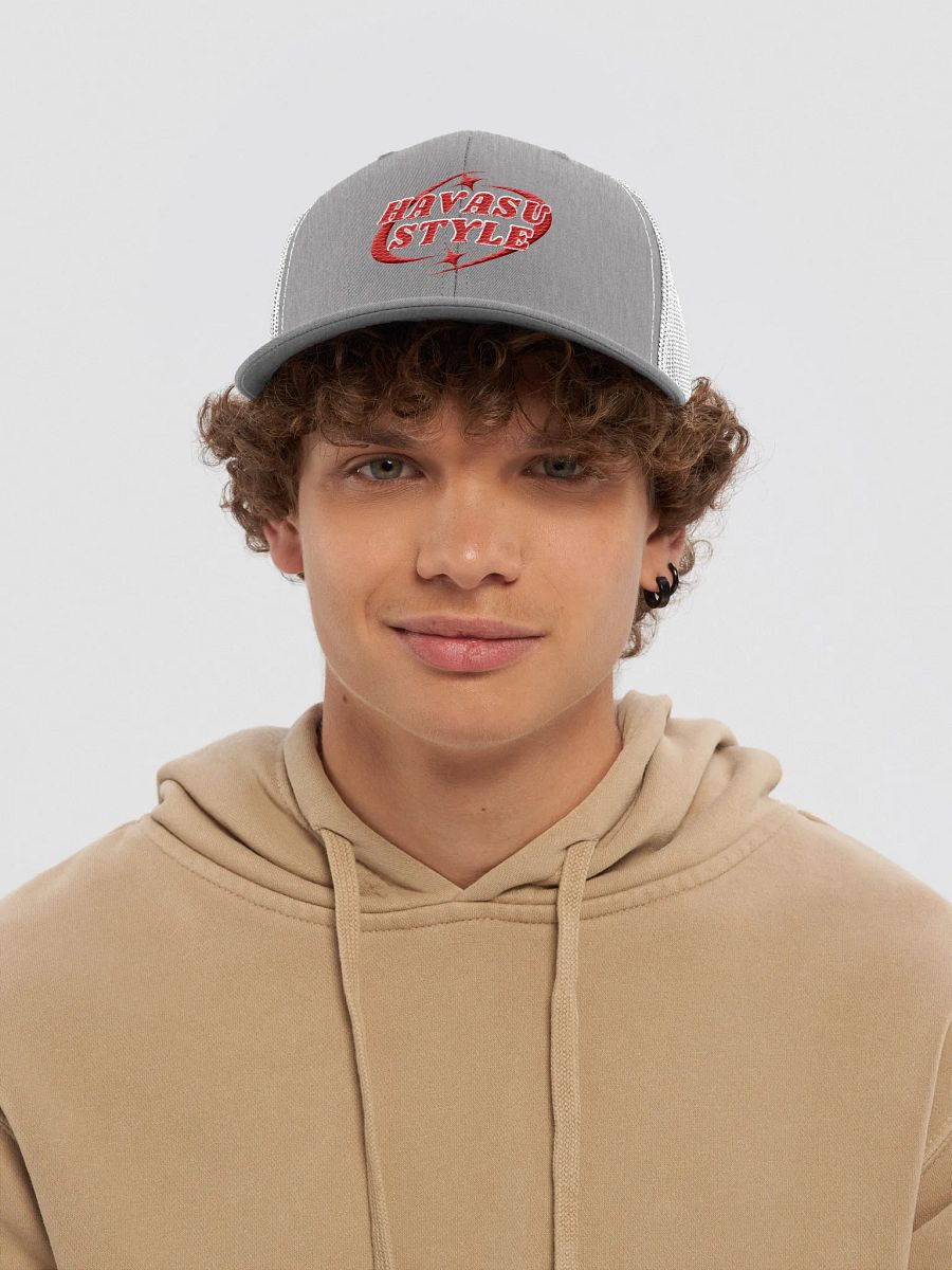 Starry Havasu Style Red Snapback Trucker Hat product image (30)