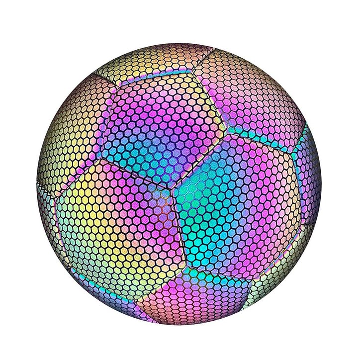 Reflective Football Glow in The Dark Soccer Ball Size 5 Training Ball product image (1)
