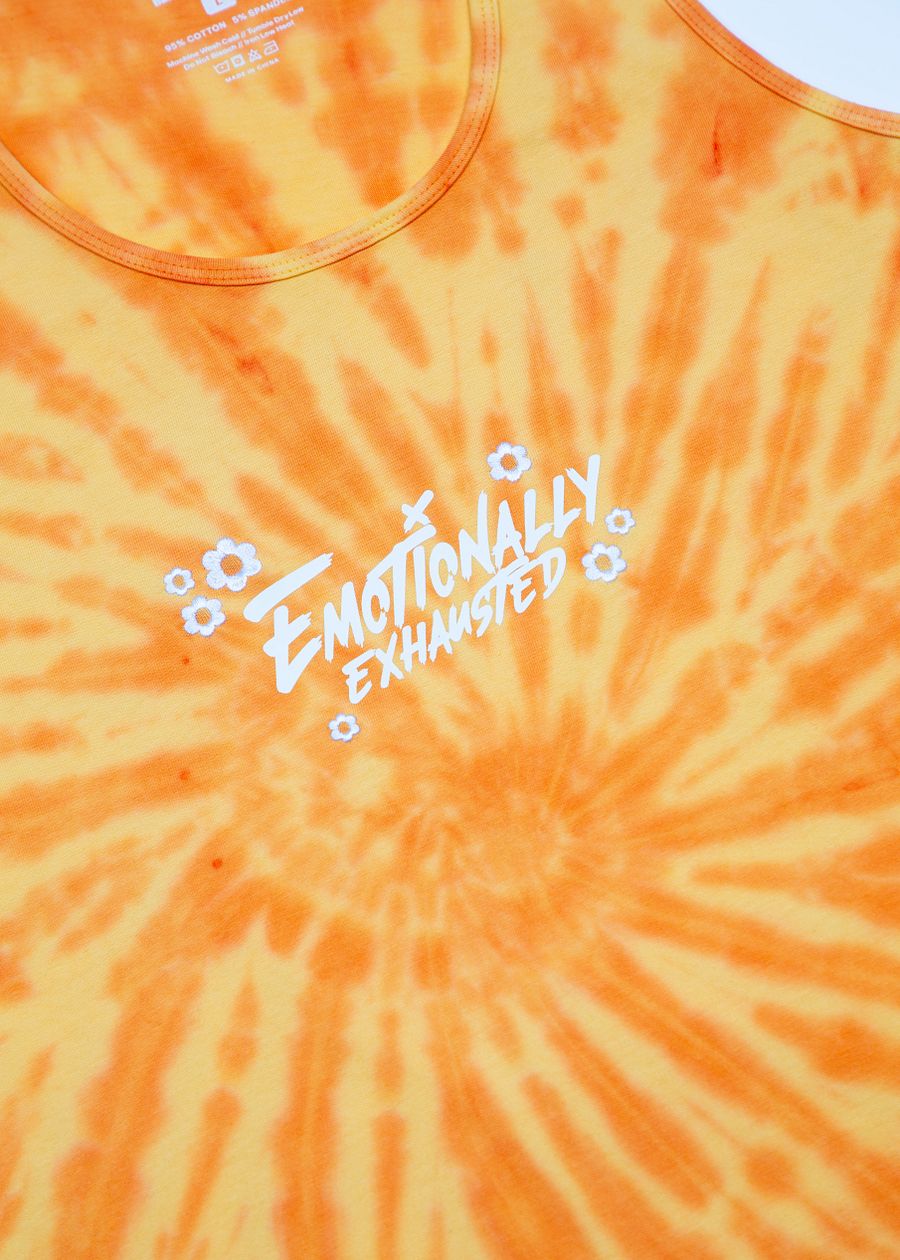 Emotionally Exhausted Tie-Dye Tank product image (10)