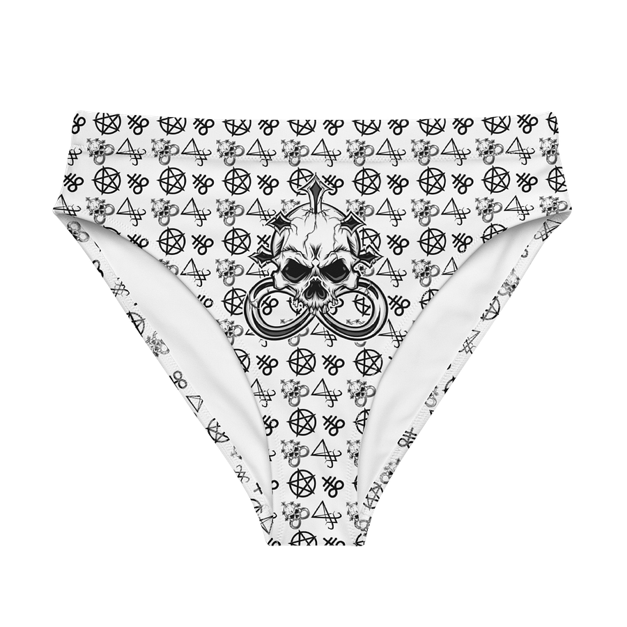 Skull Piercing Records High Waist Bikini Bottom product image (3)