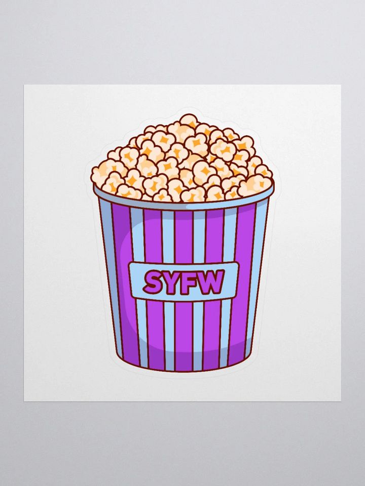 SYFW - Popcorn Bucket Sticker product image (1)