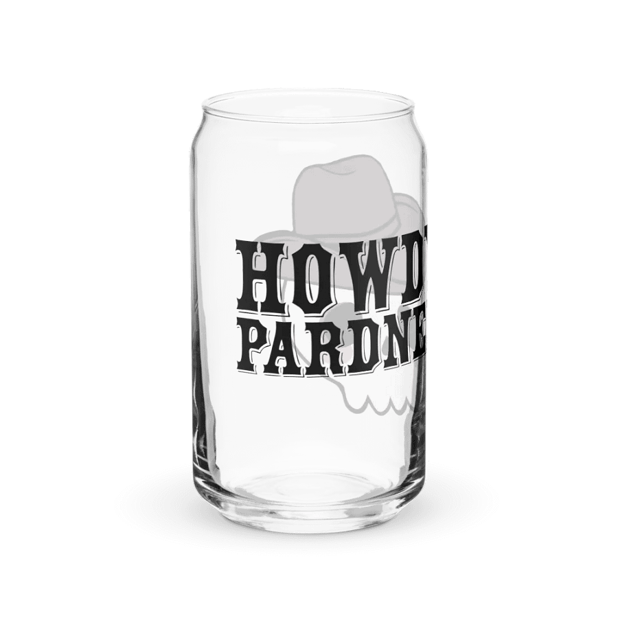Howdy Pardner Can Glass product image (10)