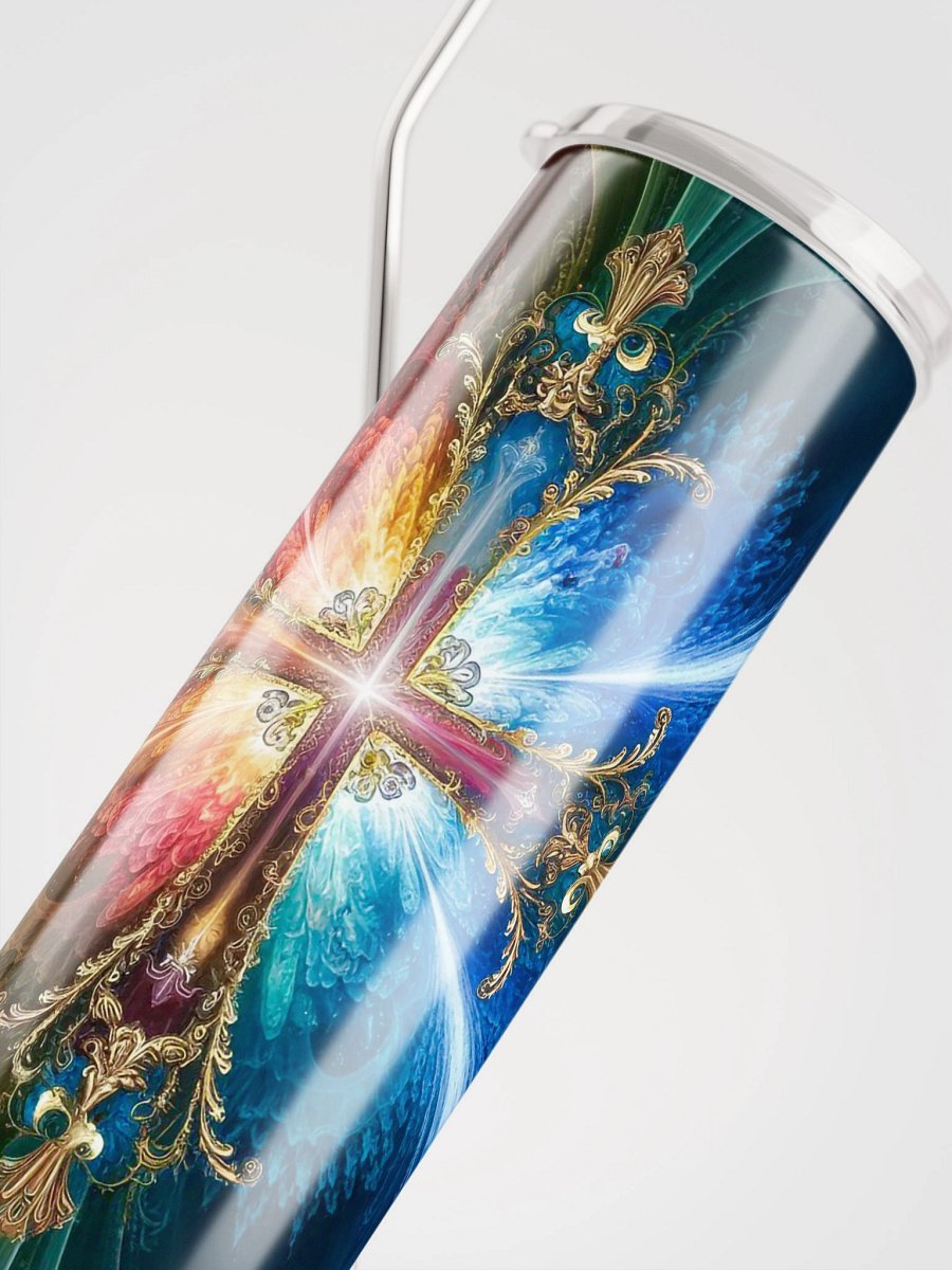 Lift Me Up Lord 3D Christian Cross 20 Oz Tumbler product image (4)