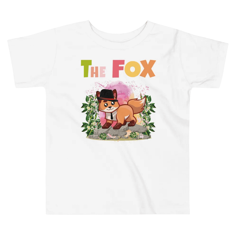 The Fox Colorful Funny Cute Bella +Canvas Toddler T-Shirt – Funny Shirt, Best Gift for Kids product image (5)