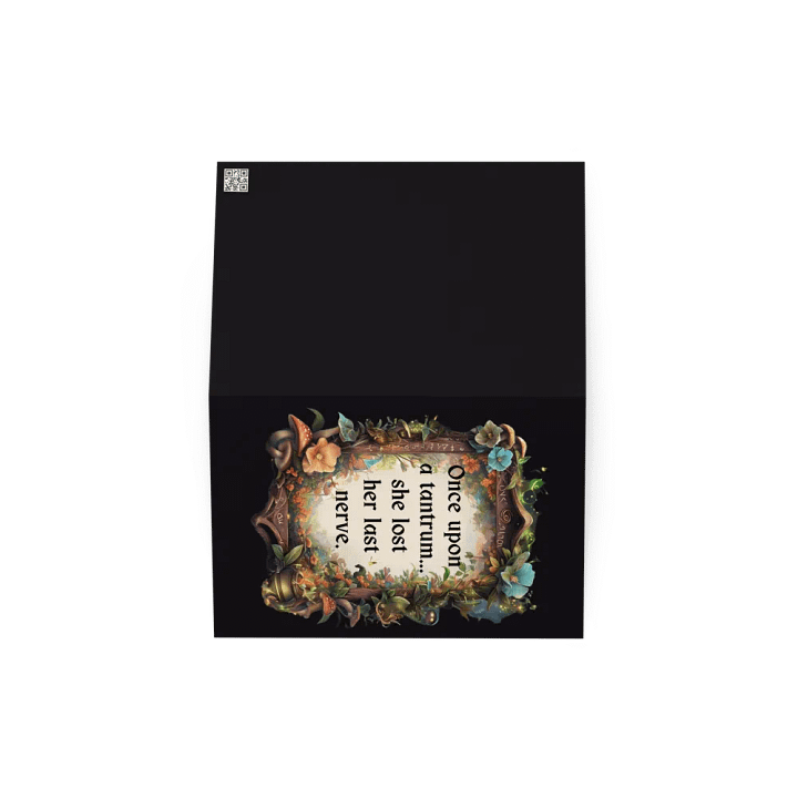 Funny Mom Greeting Card – ‘Once Upon A Tantrum’ Parenting Humor Card product image (4)