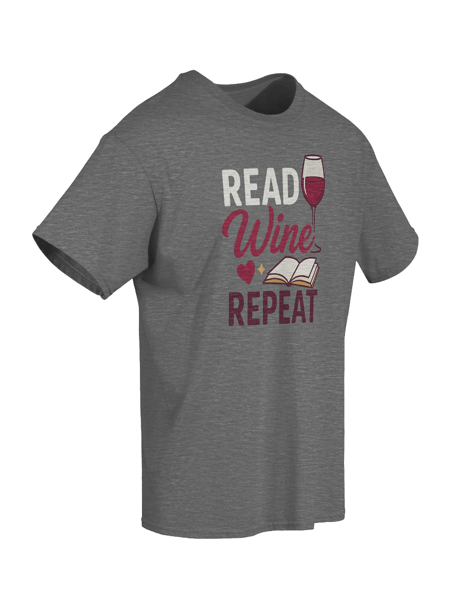 Read Wine Repeat T-Shirt – Book Club Drinking Shirt for Wine & Book Lovers product image (35)