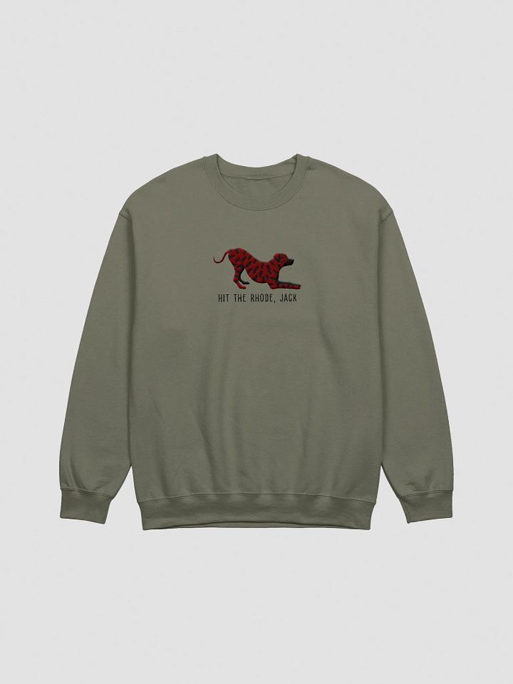 Hit the Rhode, Jack Sweatshirt (Embroidered) of a Rhodesian Ridgeback(Brindle) product image (7)