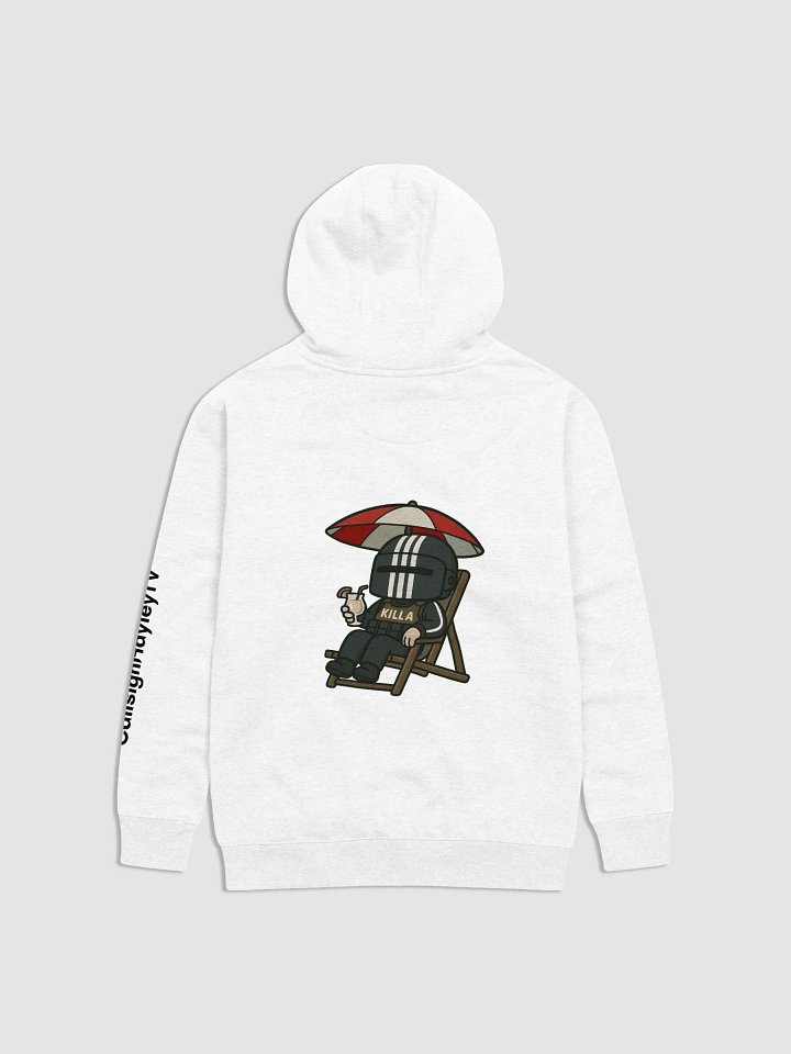 Vacation Killa Hoodie – Tactical Chill Vibes (White) product image (2)