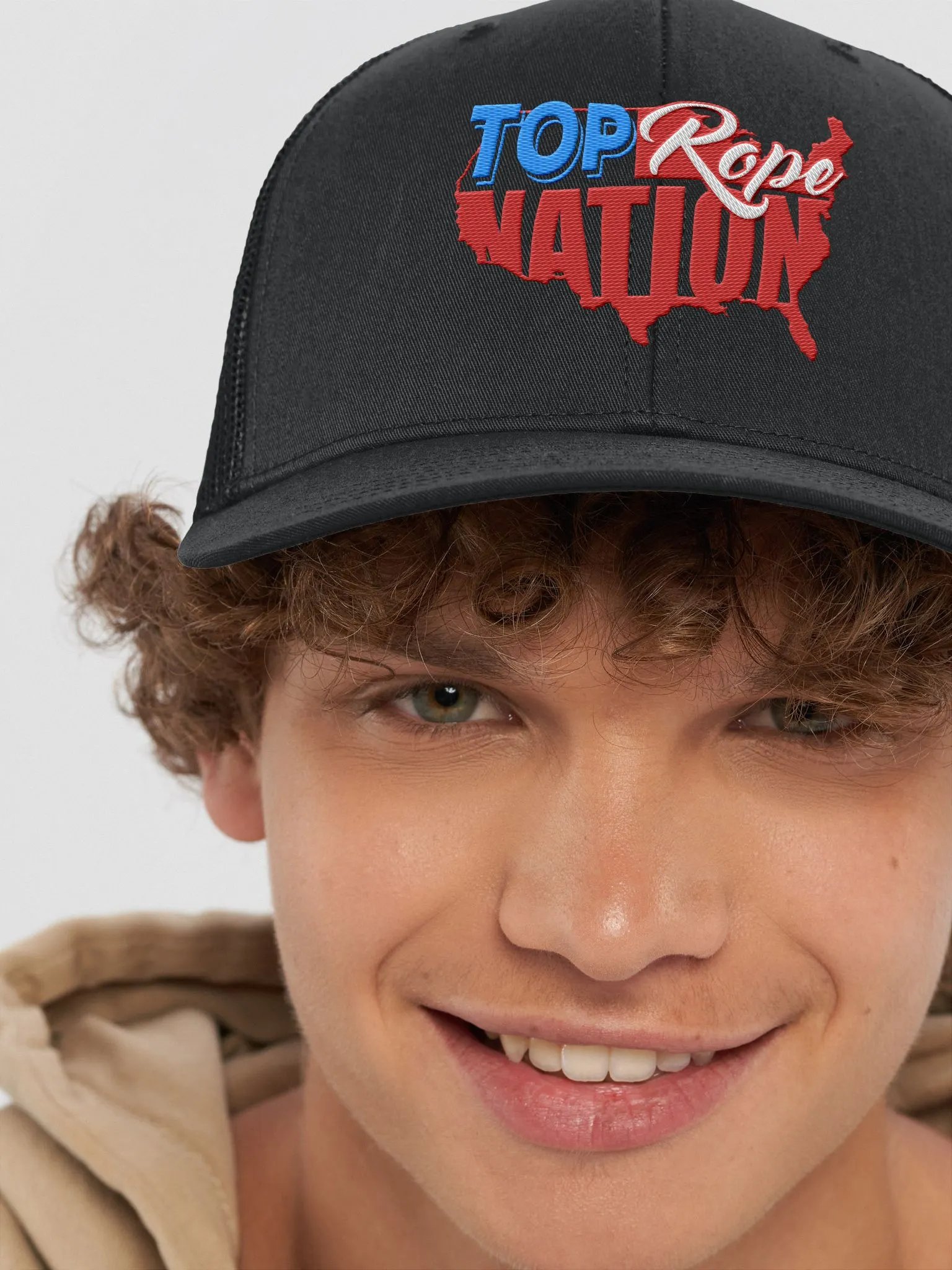 Top Rope Nation Black Trucker Hat product image (26)