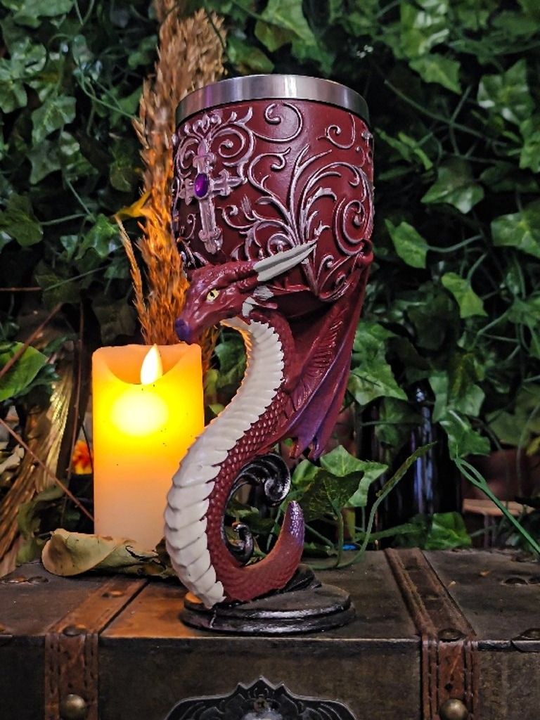 The Armored Kingdom Emberforge Red Draconian Dragon Goblets product image (3)