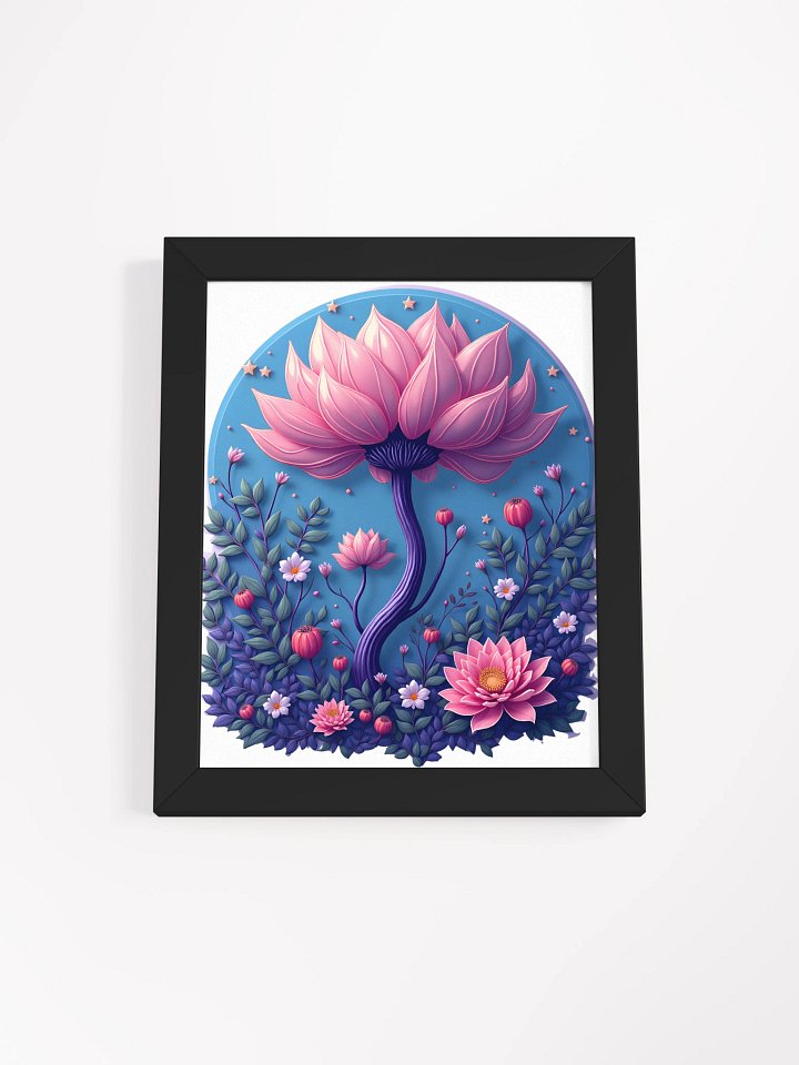 Retro Moonlit Bloom: Starry Sanctuary Poster product image (5)