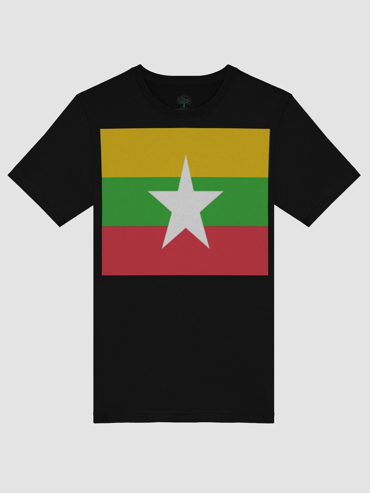 Myanmar Flag Unisex Supersoft T-Shirt - Exclusive Design product image (45)
