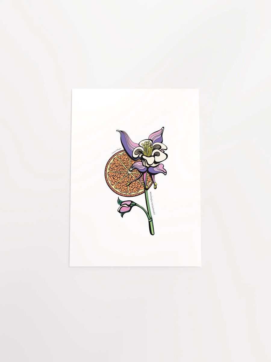 "Aquilegia Canadensis Wild Flower" Print product image (23)