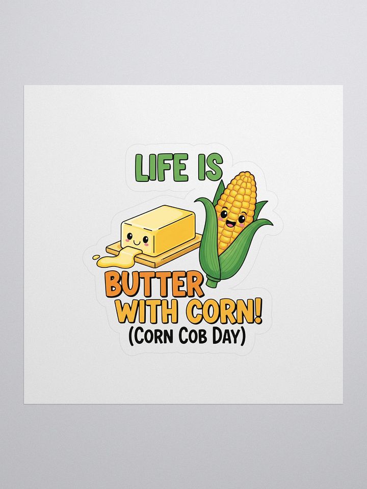 Corn-Style Kiss Cut Stickers product image (1)
