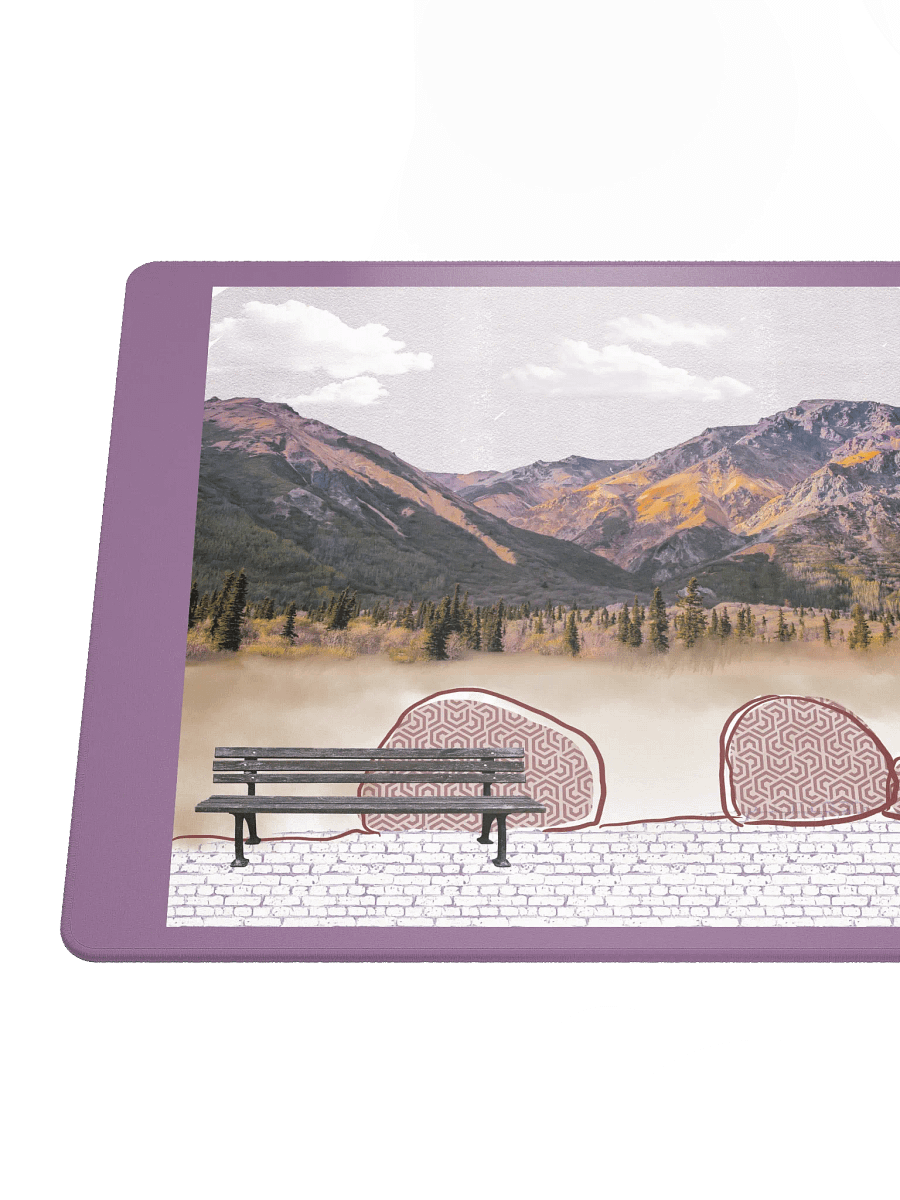 Purple Mountains Gaming Mouse Pad product image (6)