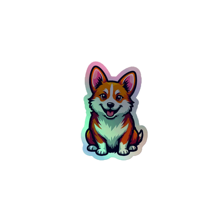 Happy Paws Holographic Sticker Set product image (1)