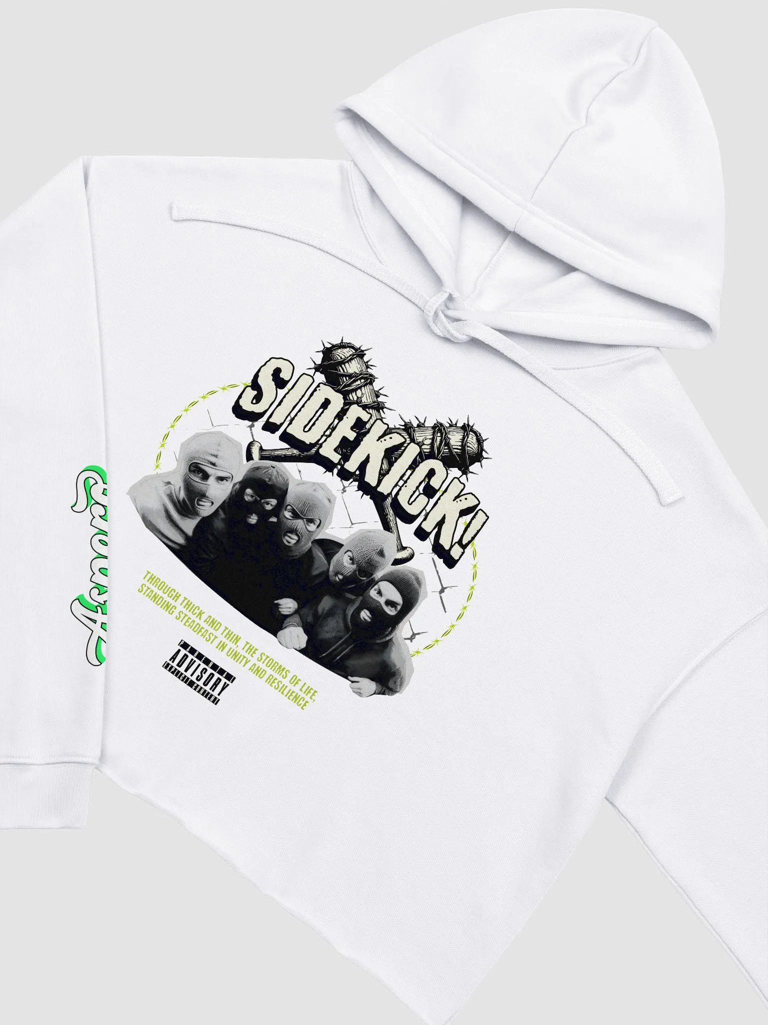 Sidekick Aspero Bella+Canvas Fleece Crop Hoodie product image (35)